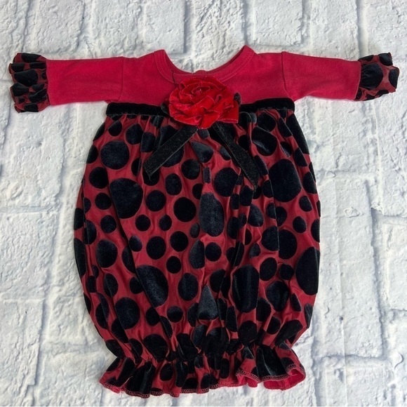 Haute Baby dress swaddle size 0-3 months... boutique high quality dress